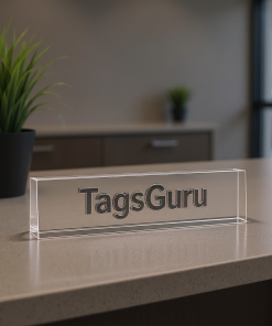 Optical Crystal Name Bar - (Replaces the Starfire Desk Plate) - Effect Image 1