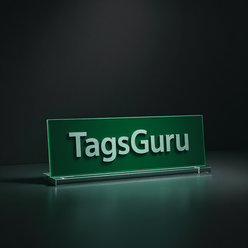 Evergreen Plastic Plate with White Text main image