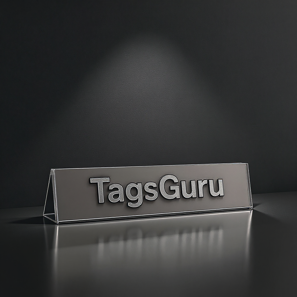 Almond Plastic Plate with Black Text main image