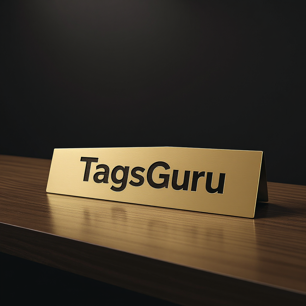 Brushed Gold Metal Plate main image