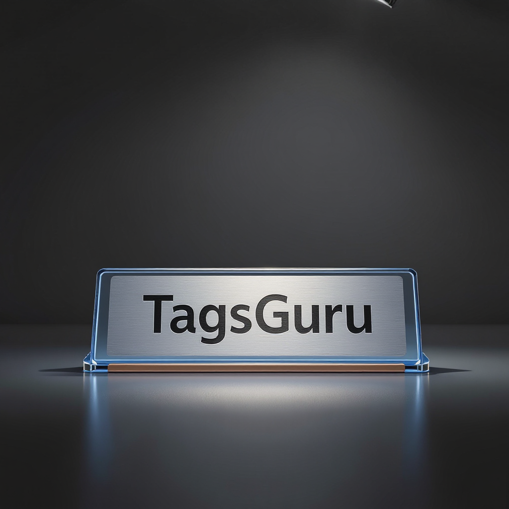 China Blue Plastic Plate with White Text on Rose Gold Deskplate - Product Image