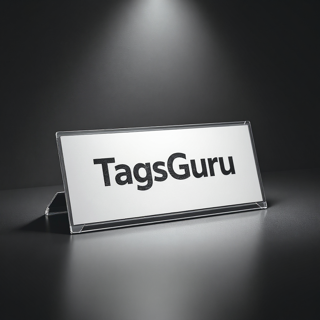 Cubicle Name Plate Holders - Product Image