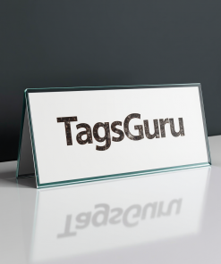 Economy Desk Plate in Emerald Green - Product Image