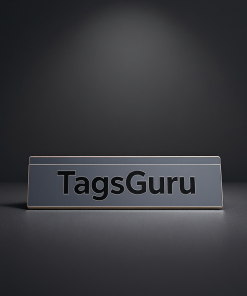 Patriot Blue Plastic Plate on Rose Gold Deskplate - Product Image