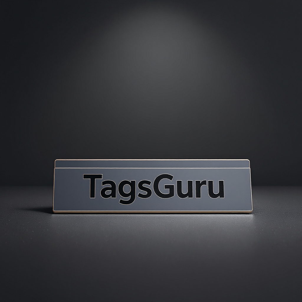 Patriot Blue Plastic Plate on Rose Gold Deskplate - Product Image