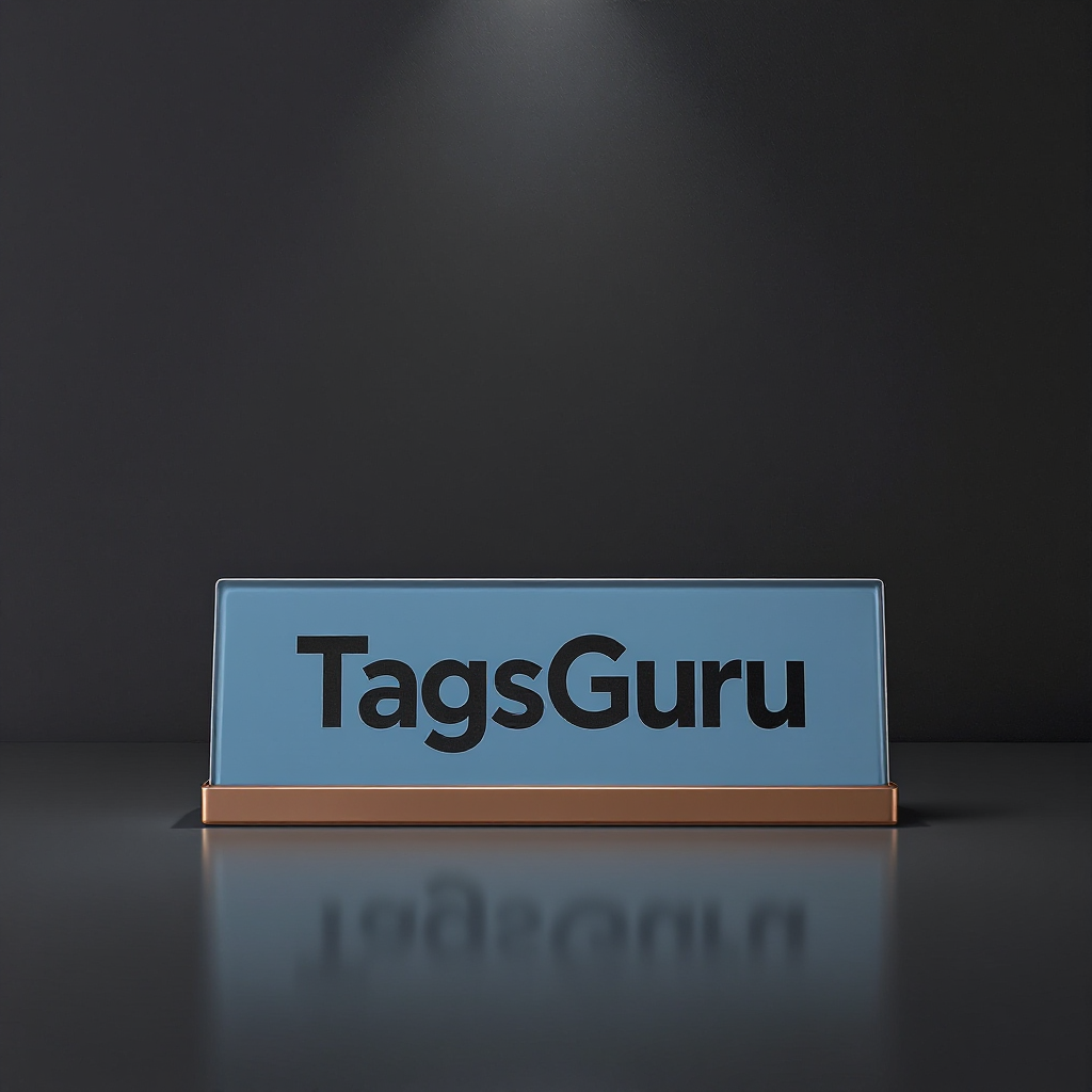 Sky Blue Plastic Plate on Rose Gold Deskplate - Product Image