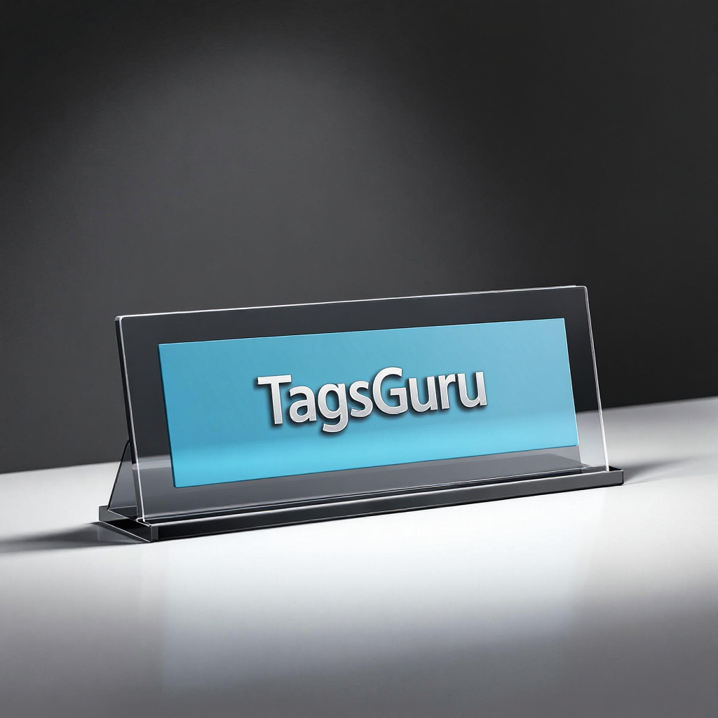 Sky Blue Plastic Plate with White Text main image