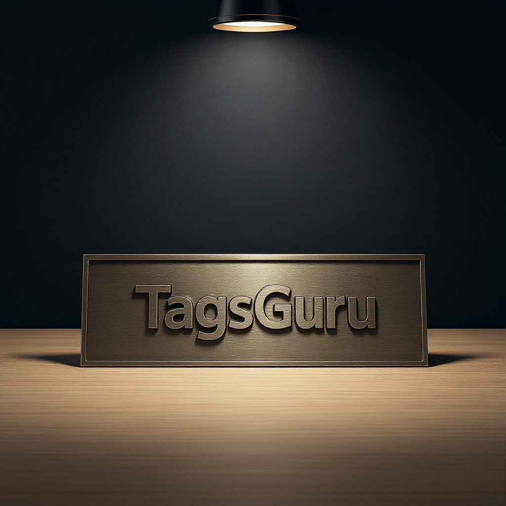 Solid Ash (wooden) Desk Plate - Brushed Gold Metal Plate with Black Border - Product Image