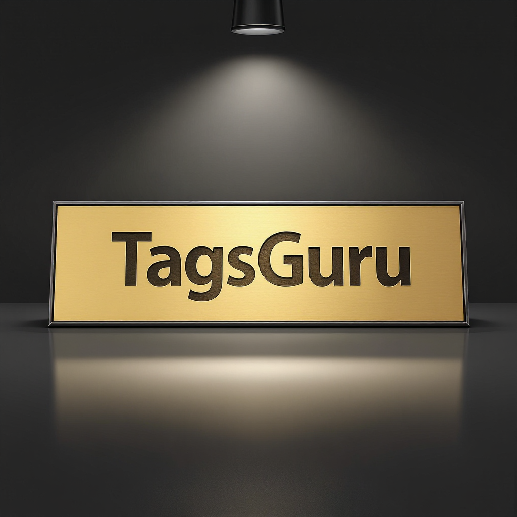 Solid Walnut Desk Plate - Brushed Gold Metal Plate with Black Border - Product Image