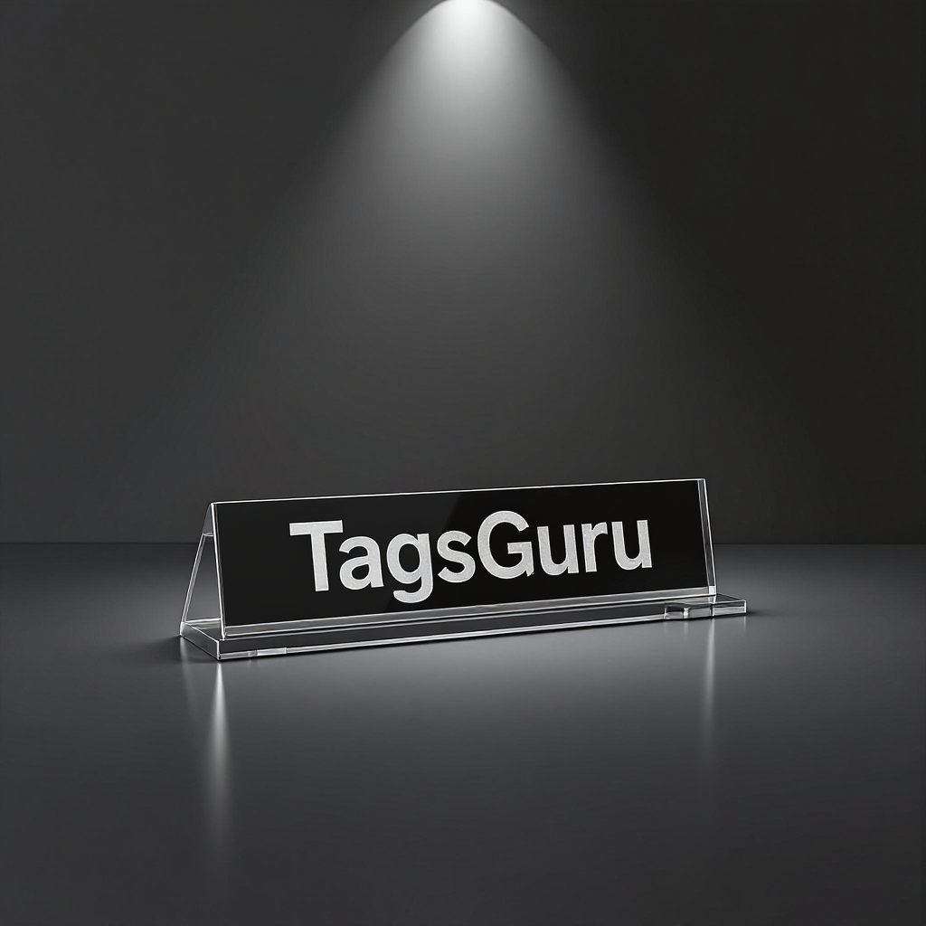 Tangerine Plastic Plate with White Text main image