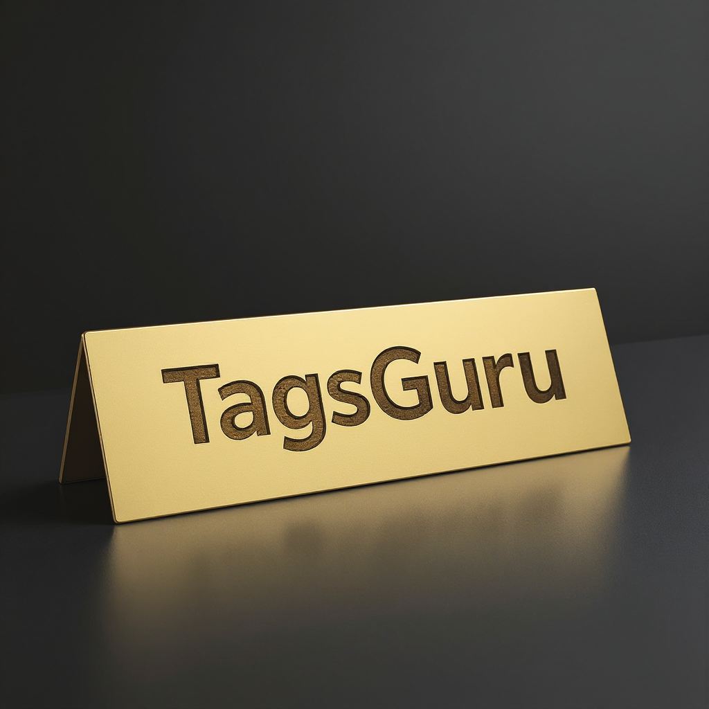 Walnut Plastic Plate on Rose Gold Deskplate - Product Image
