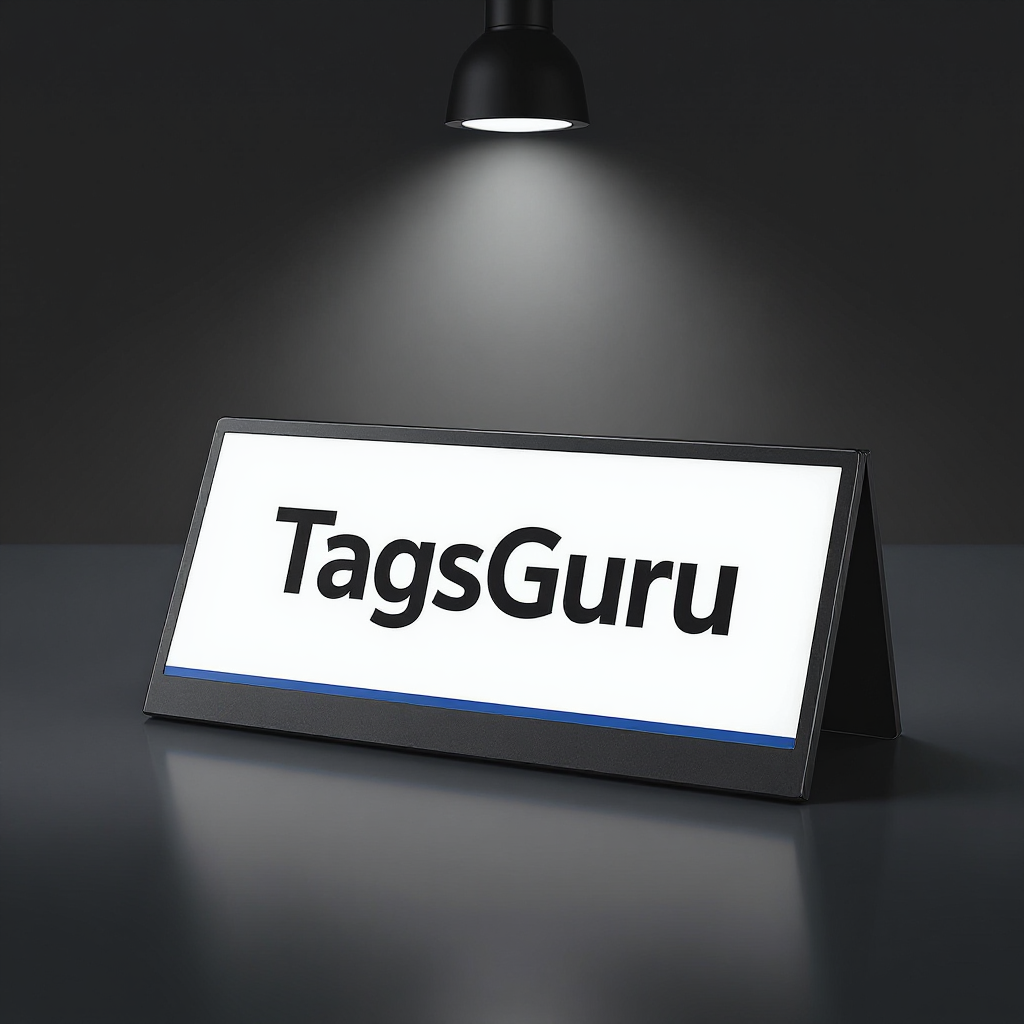 White Plastic Plate with Blue Text (NOT Purple Text) main image