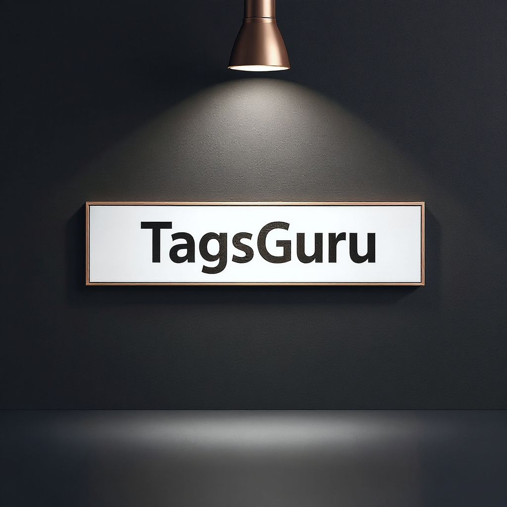 White Plastic Plate with Blue on Rose Gold Deskplate - Product Image